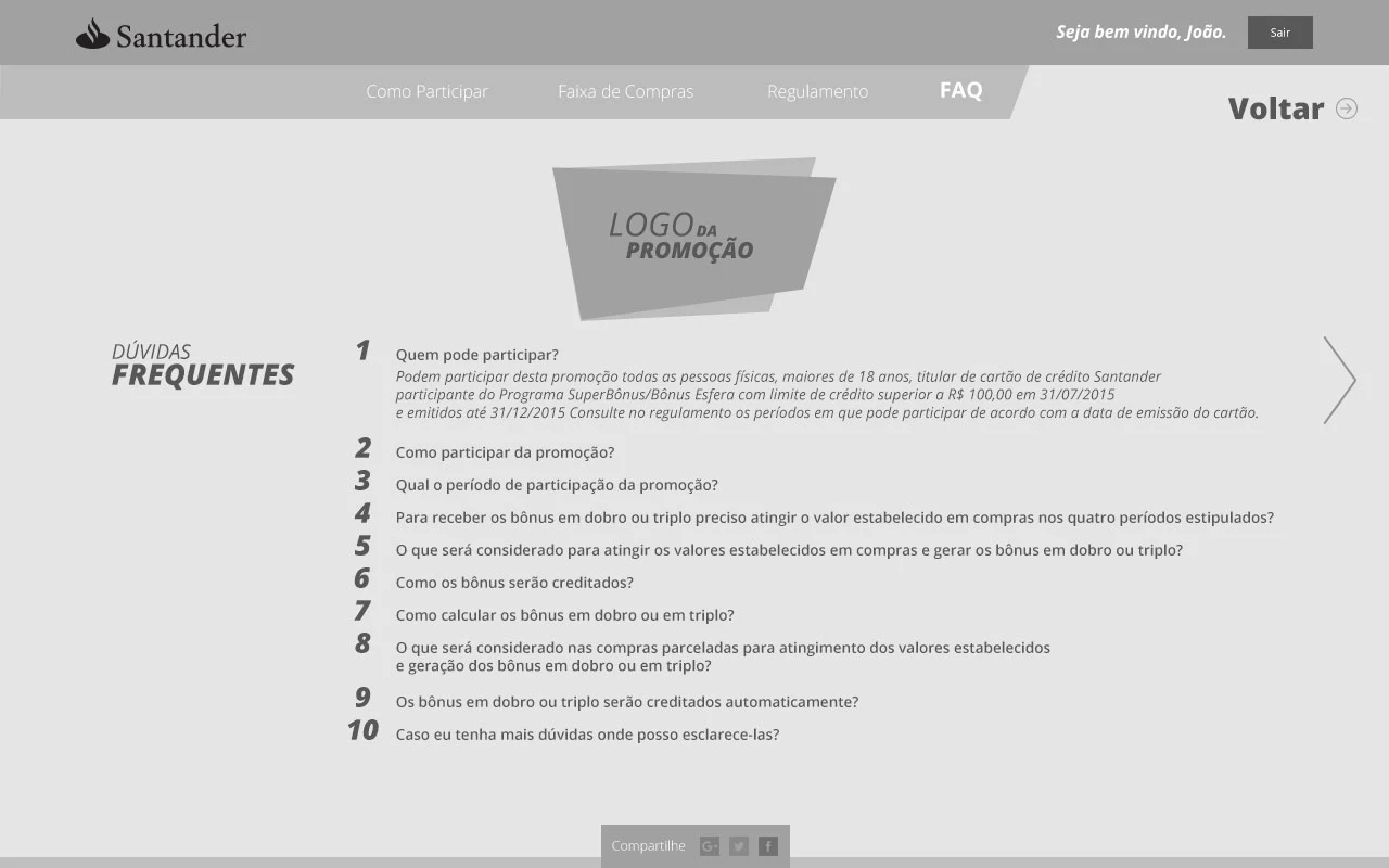 Wireframe — page promo1 FAQ