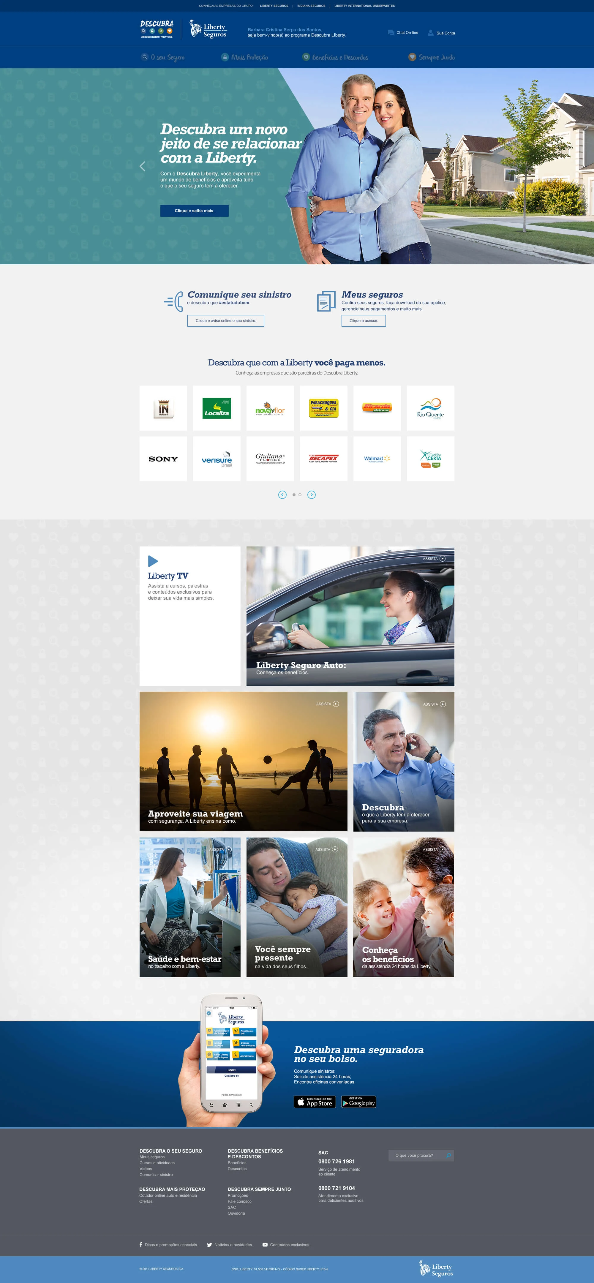 Travel website concept
