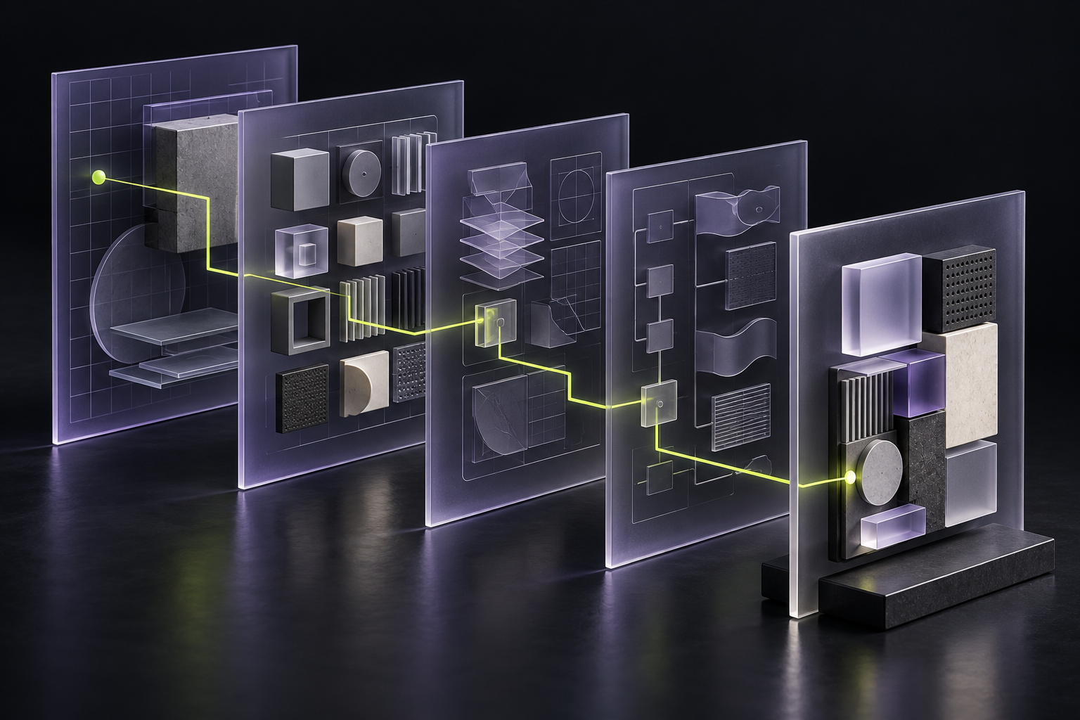 Context architecture · Relevant knowledge, organised before generation.
